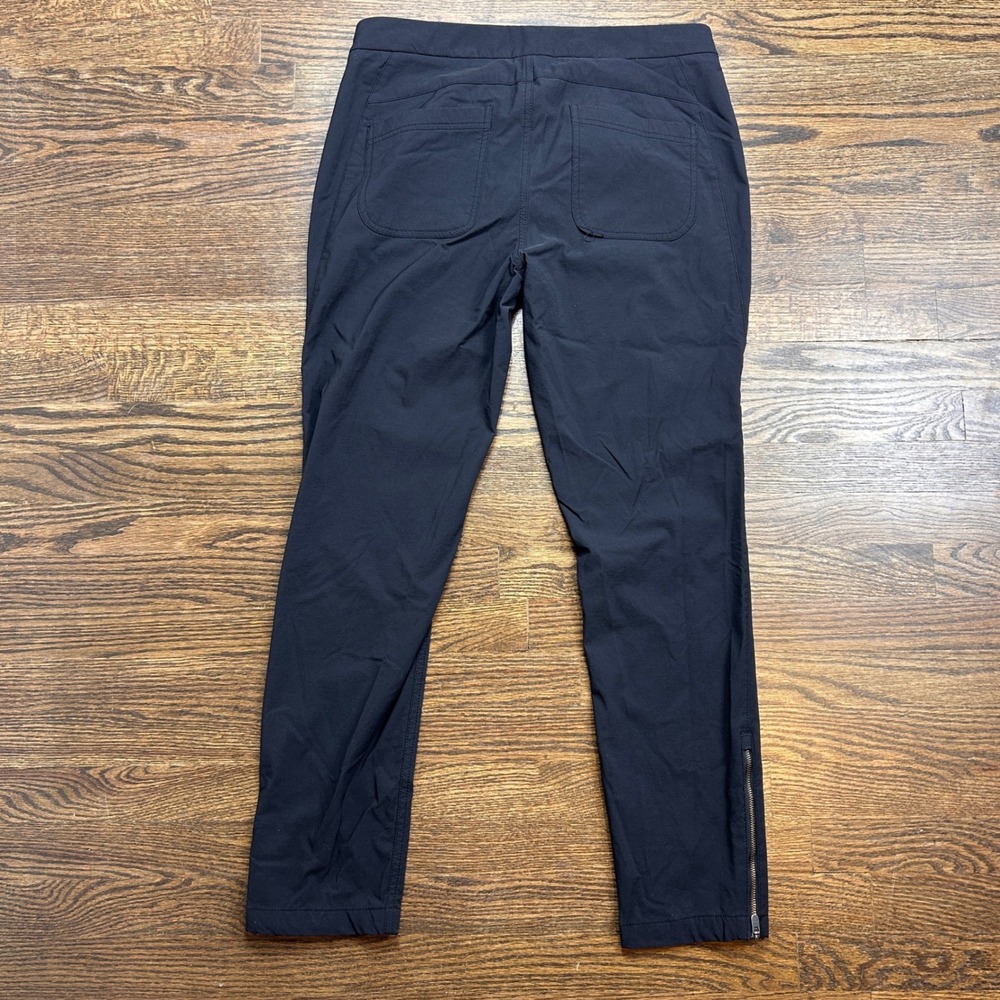 Athleta Wander Stash Skinny Pant Womens 14 Black Zipper Hiking - Picture 9 of 9